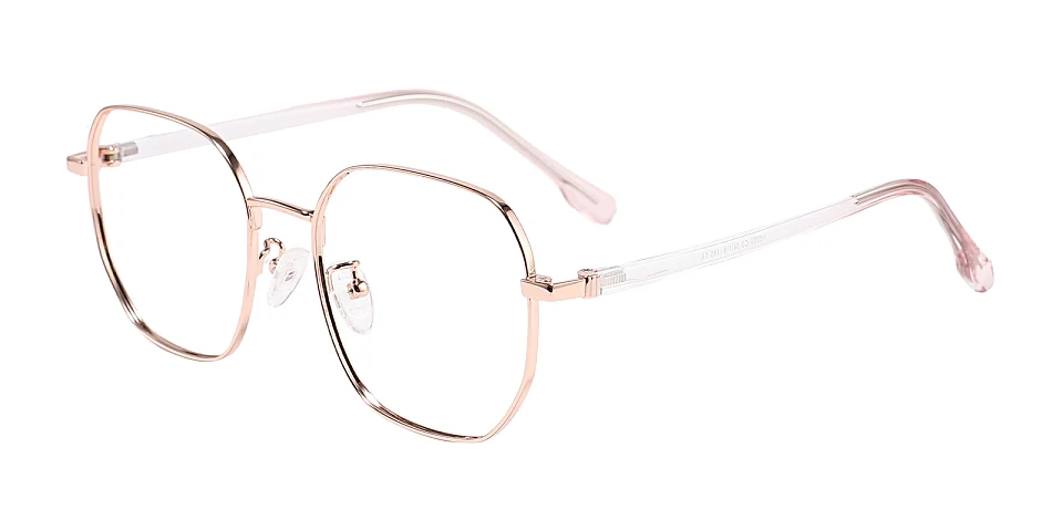 Mcgaffey rose gold   Metal  Eyeglasses