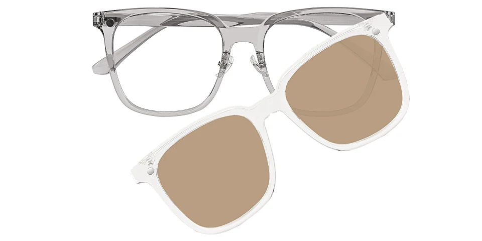 Samar grey   Plastic  Eyeglasses