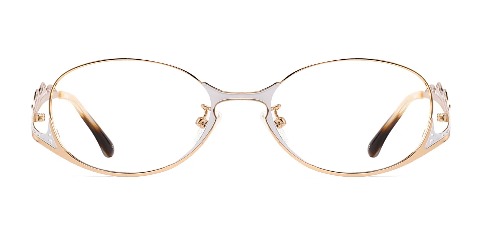 Beini gold white   Metal  Eyeglasses