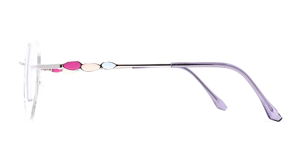 Loving silver   Metal  Eyeglasses