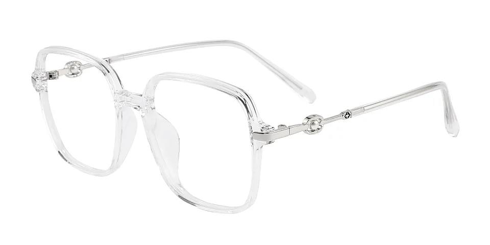 Cornelia clear silver   Plastic  Eyeglasses