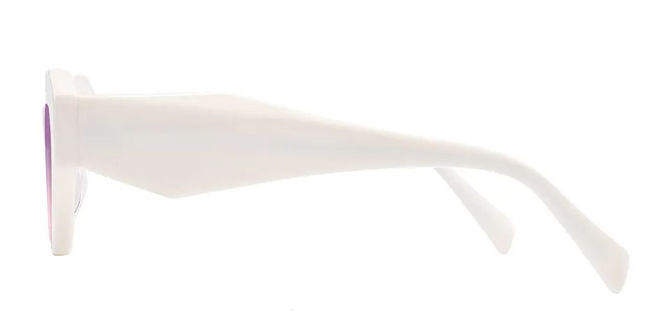 Laise white   Acetate  Sunglasses