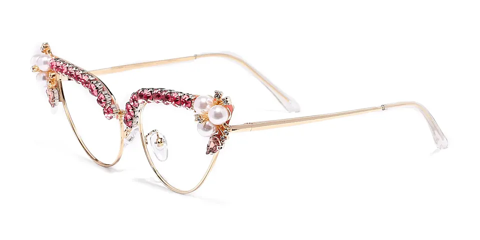 Shaye pink gold   Metal  Eyeglasses