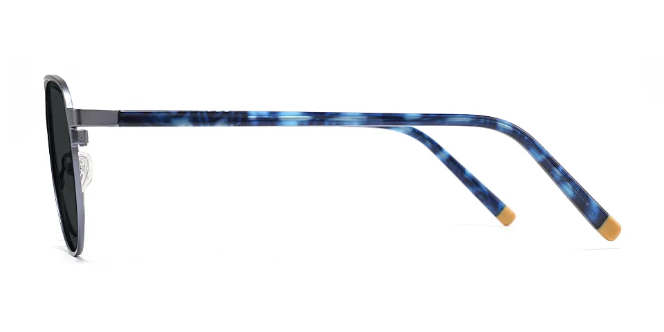 Hamid blue   Metal  Sunglasses