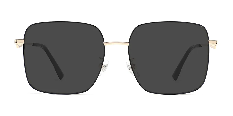 Dorothy black gold   Metal  Sunglasses