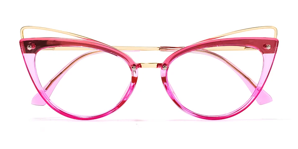 Parcae pink purple   Plastic  Eyeglasses