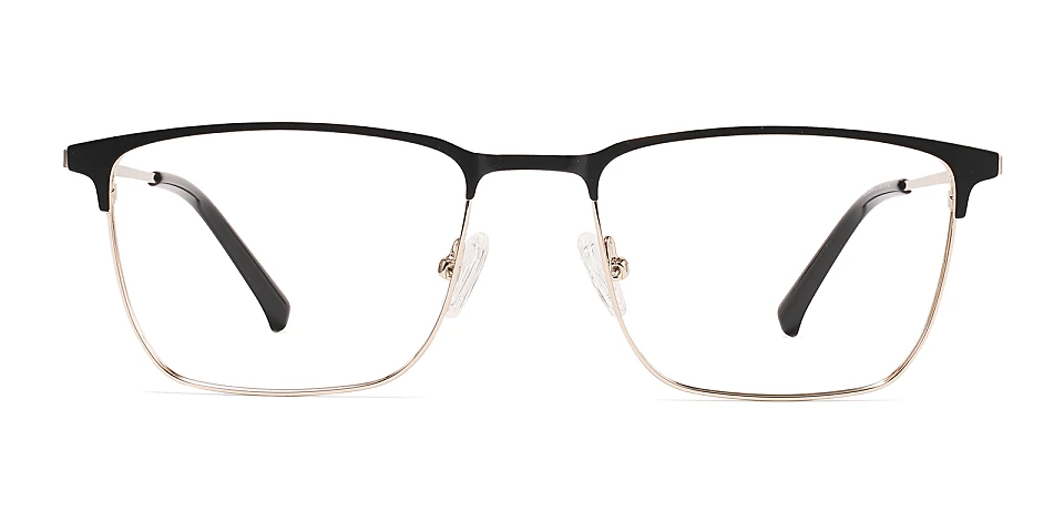 Vito black gold   Metal  Eyeglasses