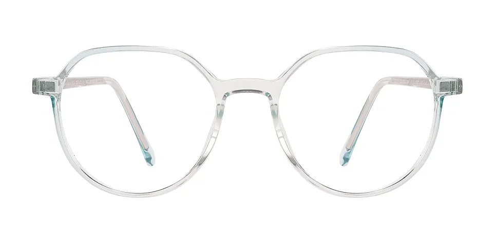 Lina clear blue clear   Plastic  Eyeglasses