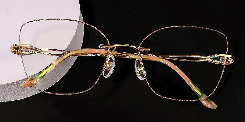 Whitney rose gold   Titanium  Eyeglasses