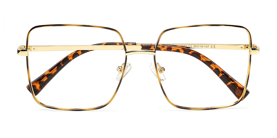 Bette warm tortoise   Metal  Eyeglasses