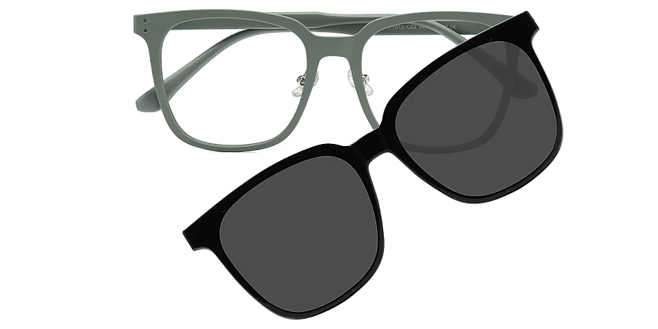 Azimut matte green   Plastic  Eyeglasses