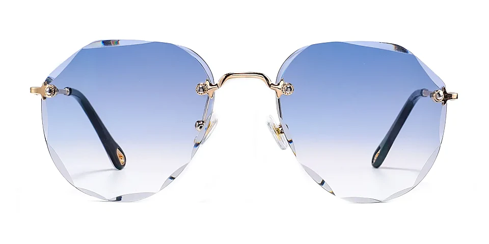 Summer gold   Plastic  Sunglasses