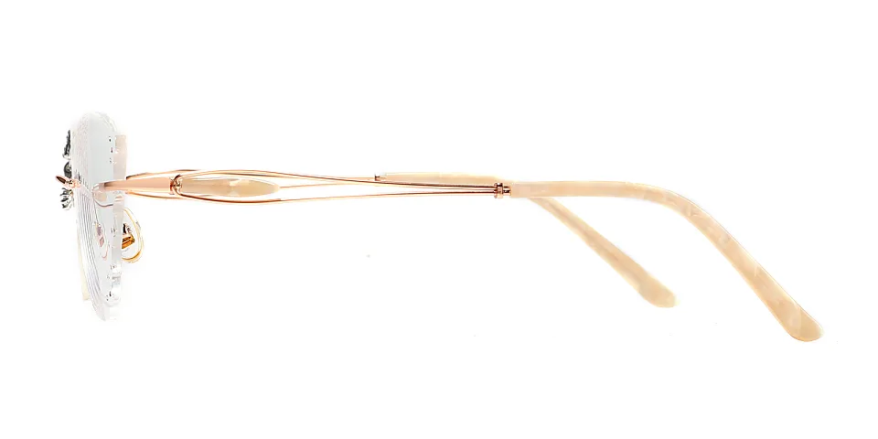 Acacia rose gold   Metal  Eyeglasses