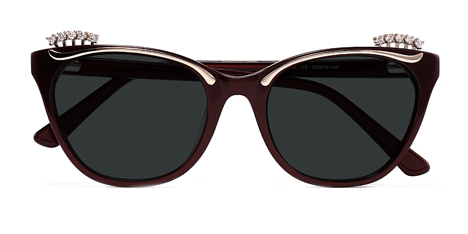 Joleen red   Acetate  Sunglasses