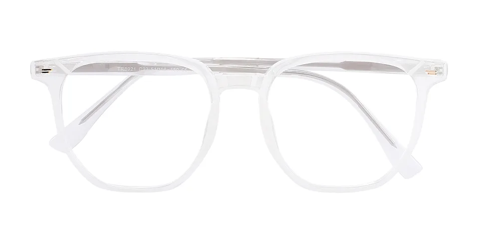 Tiki cream   Plastic  Eyeglasses