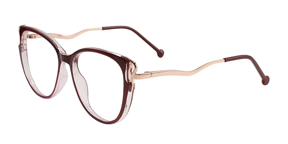 Trista burgundy   TR90  Eyeglasses