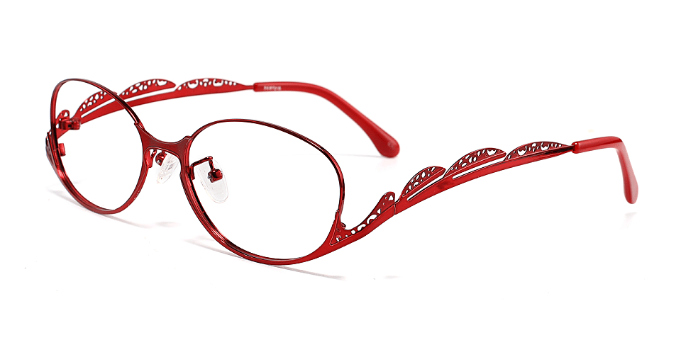 Beini red   Metal  Eyeglasses