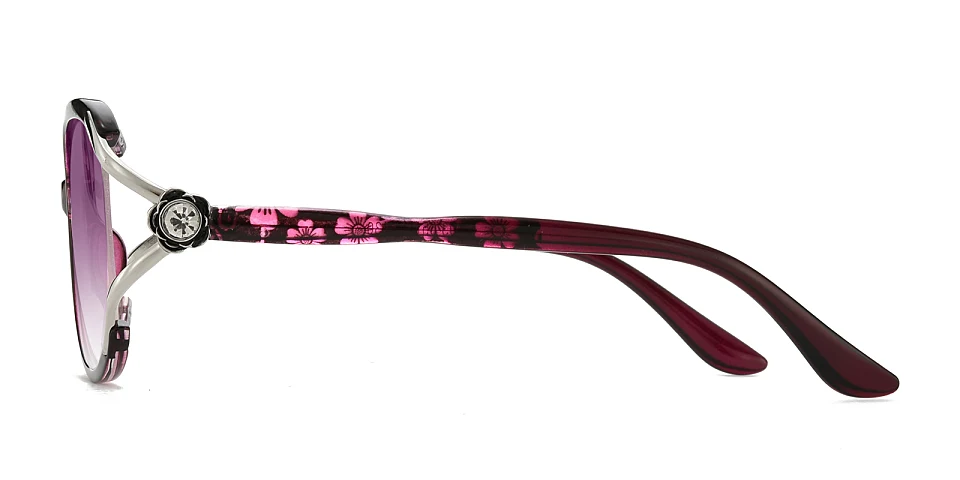 Dor purple   Plastic  Sunglasses