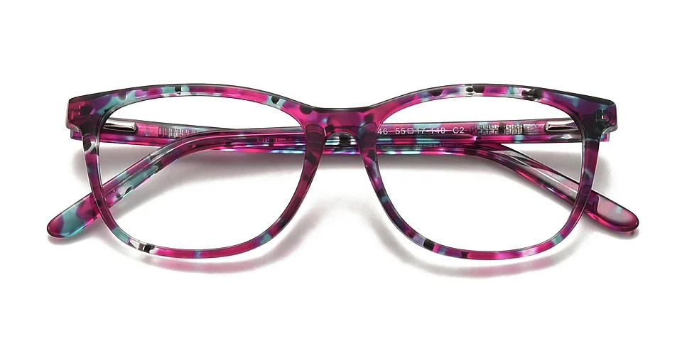 Nicole purple tortoise   Plastic  Eyeglasses