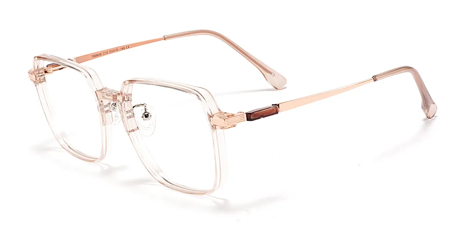 Sandy champagne   Plastic  Eyeglasses