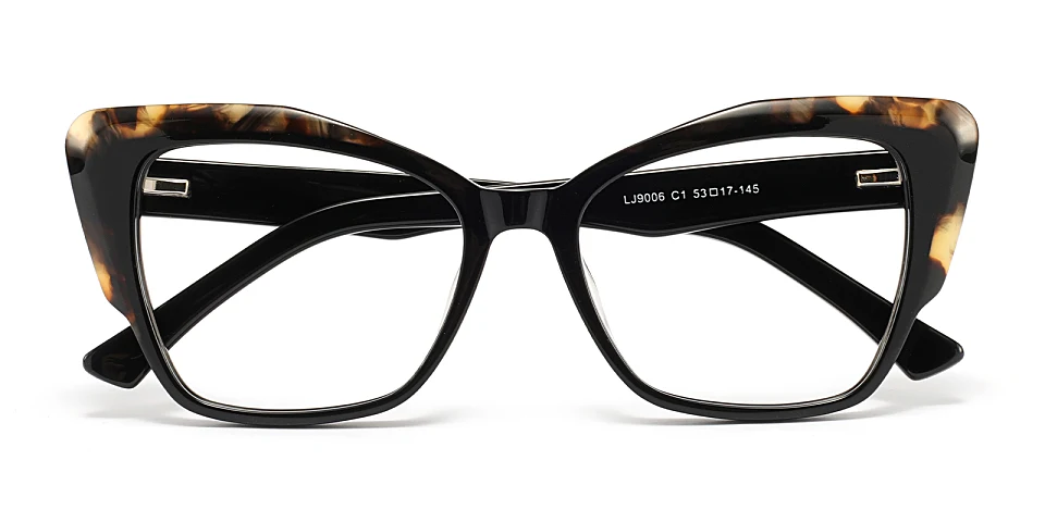 Elyta black   Acetate  Eyeglasses