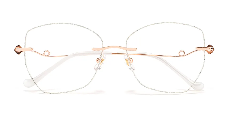 Conch rose gold silver   Metal  Eyeglasses