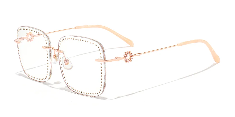 Super Star rose gold   Metal  Eyeglasses