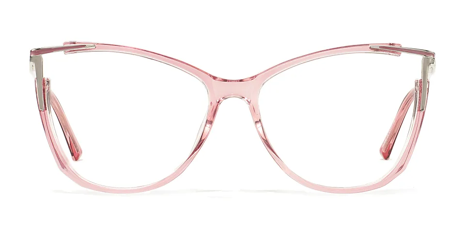 Louisa pink   Plastic  Eyeglasses