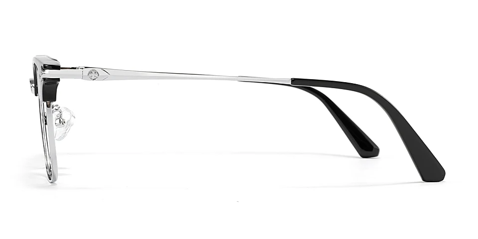 Emeka black silver   Metal  Eyeglasses