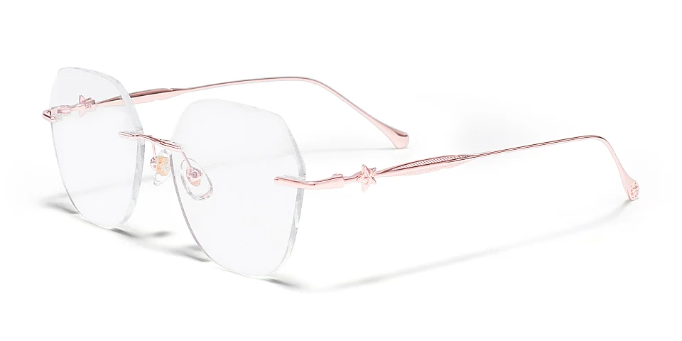 Dorri rose gold   Titanium  Eyeglasses