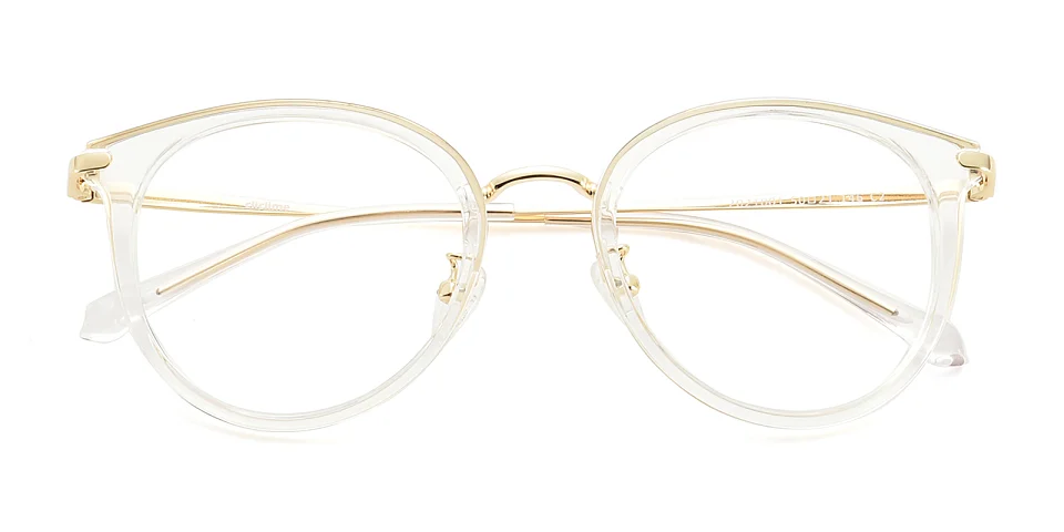 Mona clear   Plastic  Eyeglasses