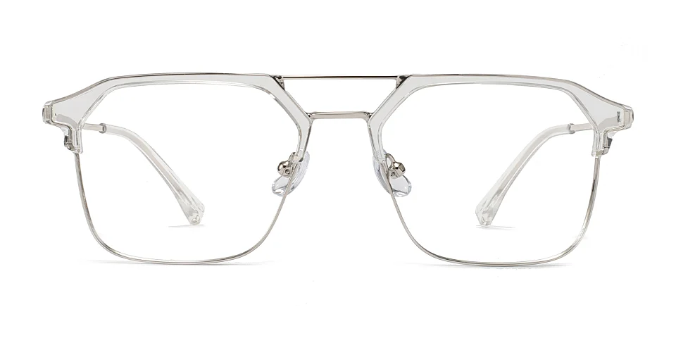 Kiki clear silver   Plastic  Eyeglasses