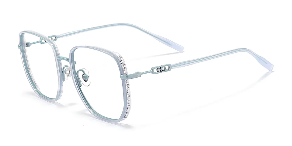 Charlie clear blue   Plastic  Eyeglasses