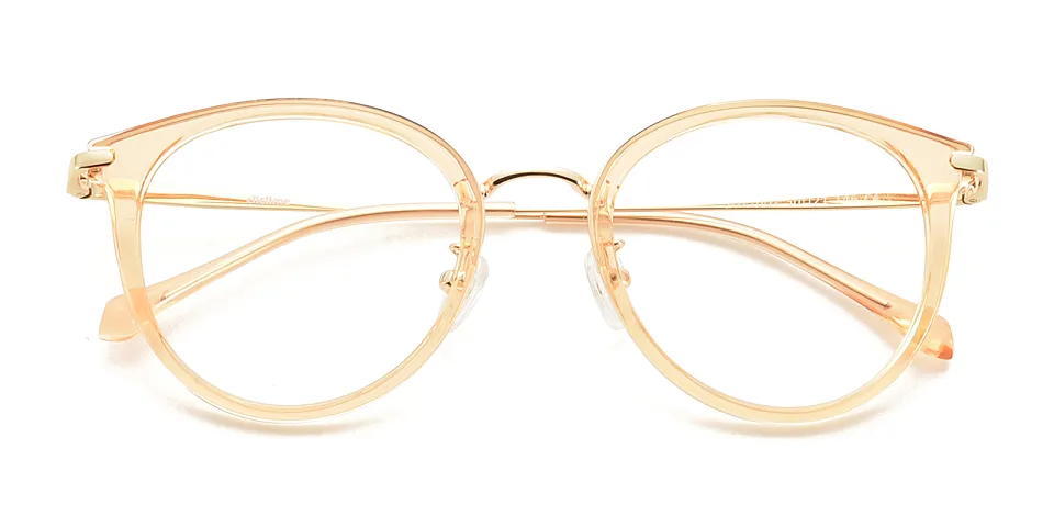 Mona champagne   Plastic  Eyeglasses