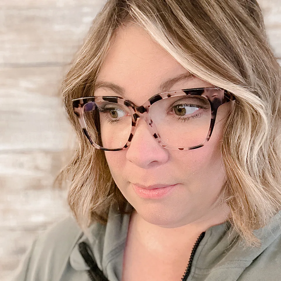 Miranda Petal Tortoise Square Eyeglasses 