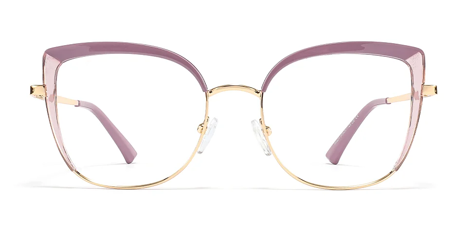 Falisha purple clear pink   Plastic  Eyeglasses