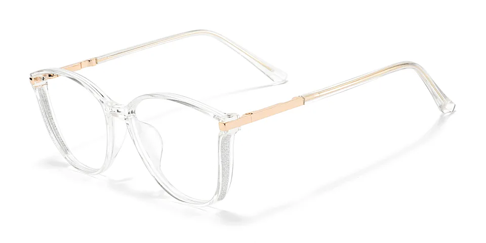 Darleen clear   Plastic  Eyeglasses