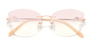 Sunglasses_Clear Butterfly