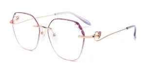 Eyeglasses_Grey Purple