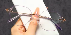 Eyeglasses_Grey Purple