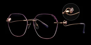 Eyeglasses_Grey Purple