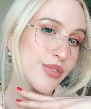 Sparkle rose gold   Metal  Eyeglasses, model view