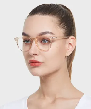 Bella champagne   TR90  Eyeglasses, model view