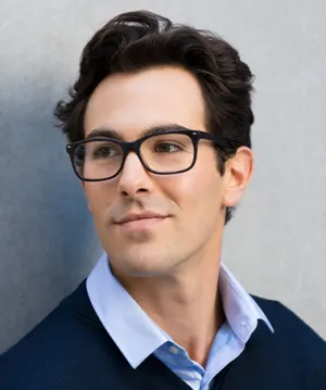 Nora black   TR90  Eyeglasses, model view