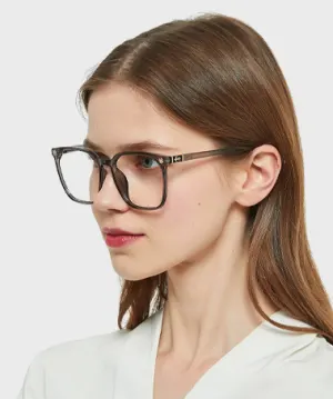 Eleanor grey   TR90  Eyeglasses, model view