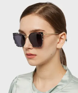 Bozi black tortoise   Plastic  Sunglasses, model view