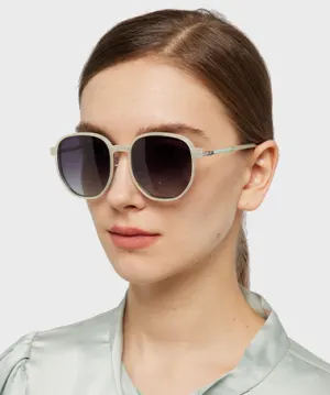 Wensley silver mint green   Metal  Eyeglasses, model view