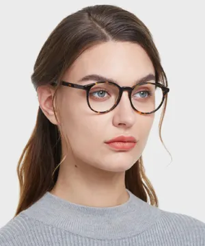 Mag warm tortoise   Plastic  Eyeglasses, model view