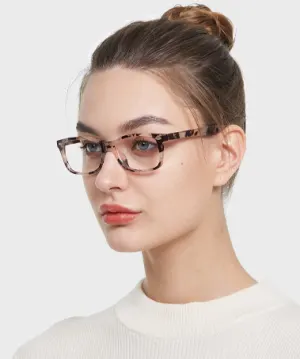 Nora petal tortoise   TR90  Eyeglasses, model view