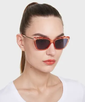 Esther orange   TR90  Sunglasses, model view